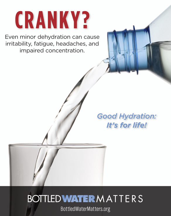 Graphics Dehydration Cranky, Bottled Water | IBWA | Bottled Water