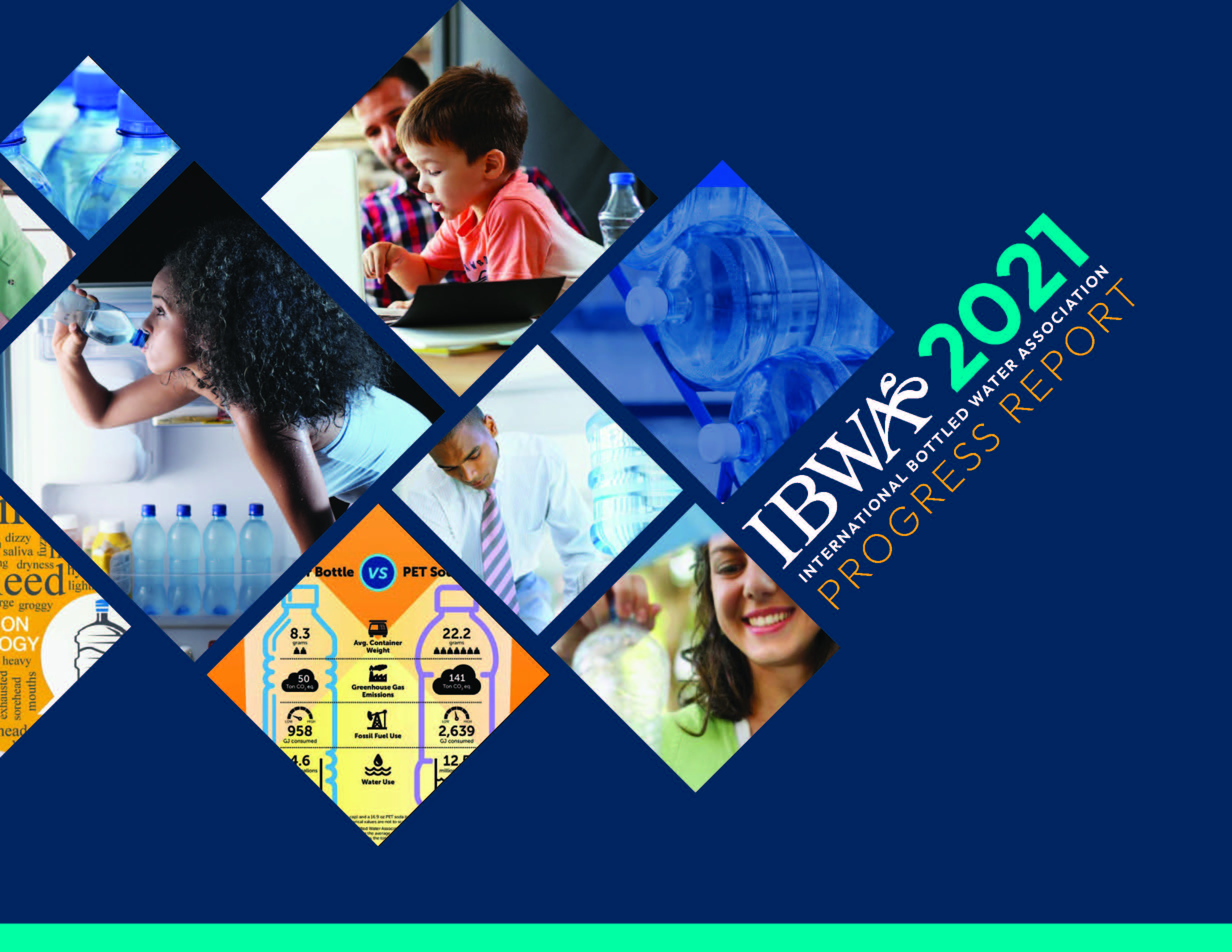 2021 IBWA Progress Report Cover, Bottled Water | IBWA | Bottled Water
